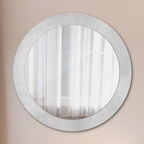 Okrúhle ozdobné zrkadlo Betónová textúra fi 70 cm