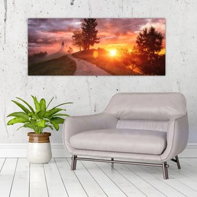 Obraz - Jamnik, Slovinsko (120x50 cm)