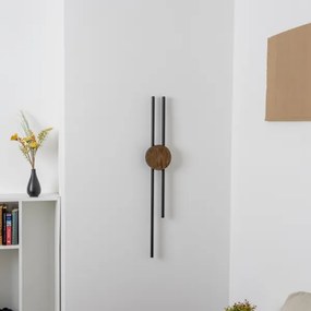Brilagi - LED nástenné svietidlo WOODY COLLINE LED/15W/230V 80 cm dub orech
