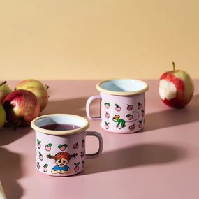 Hrnček Pippi Fruits 2,5 dl, smalt / ružový