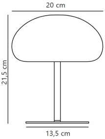 Nordlux - LED stmievateľná vonkajšia stolová lampa SPONGE LED/4,8W/3,7V IP65
