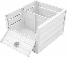 BAMA Box na zeleninu a ovocie, šedohnedý Barva: Krémová