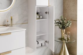 Comad Doplnková kúpeľňová skrinka nízka Aster White 30 biela
