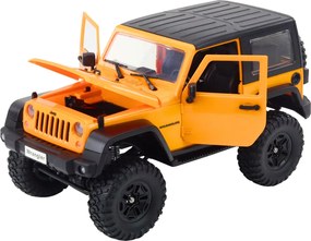 Double E Diaľkovo ovládané terénne auto RC Jeep Wrangler Rock Crawler Orange 1:14