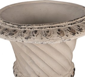 Béžový antik kvetináč v barokovom štýle Baroque - Ø 35*56 cm