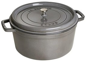 Staub Hrniec STAUB okrúhly 34 cm sivý 12,6l