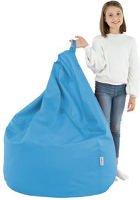 Sedací vak SAKO blankitný ekokoža