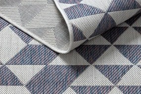 Koberec SIZAL SION geometric 22373 ecru/nebeský/rúž