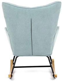 Autronic BONTEC Hojdacie kreslo, modrá, látka, AK-371 BLUE2 Farba: Hnedá