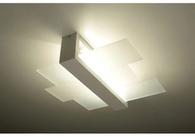 Sollux SL.0078 - Stropné svietidlo FENIKS 2 2xE27/60W/230V biela