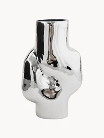 Ručne vyrobená sklenená váza Gleam, V 32 cm