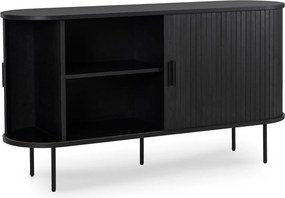 Vintino Posuvná komoda TRISHA 140 cm – čierna