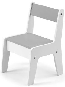 Detský stôl Olaf sivý s dvoma stoličkami