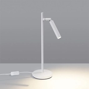 Biela stolová lampa (výška 43 cm) Fideus – Sollux