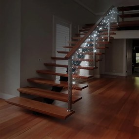 DECOLED LED světelná sada na dům, HOBBY, 4+1 zdarma, ledově bílá, zelený kabel