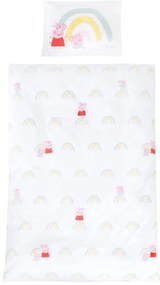 Bavlnené detské obliečky do postieľky 100x135 cm Peppa Pig – Roba