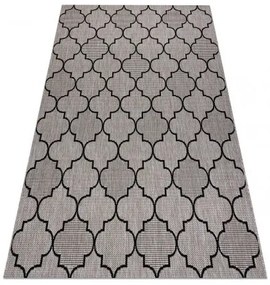 styldomova Sivý šnúrkový koberec sizal floorlux 20607
