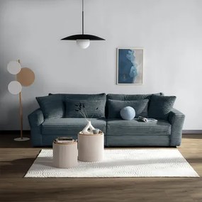 Rozkladacia 4-miestna pohovka NOEMI sivá