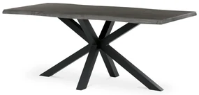 Jedálenský stôl 180 x 90 cm, sivý dub