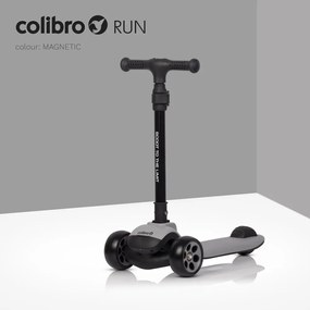 Detská kolobežka RUN sivá