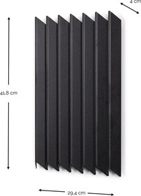 Taupe kovový nástenný vešiak 29 cm Sensu – Spinder Design