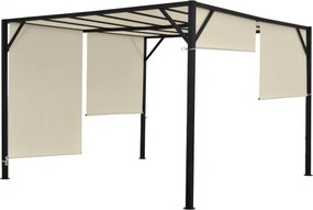 Pergola so sťahovacou strechou 4x3m WH5546 Dekorhome