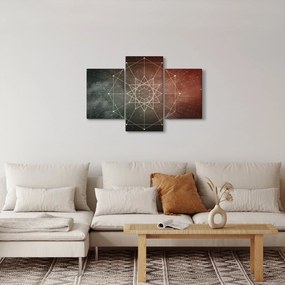 Obraz - Vesmírny dodecagram (90x60 cm)