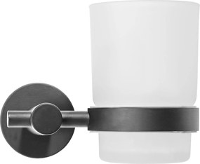 Rea Rea, nástenný pohár na zubné kefky 322233C, grafitová, REA-77089