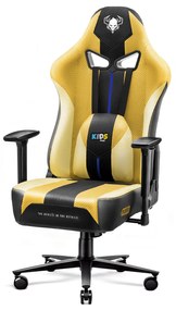 Detské látkové herné kreslo Diablo X-Player 2.0 Kids Size: dark sunflower / žltá Diablochairs