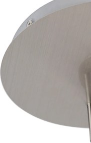 Moderné kúpeľňové bodové svietidlo oceľové 2-žiarovkové IP44 - Ducha