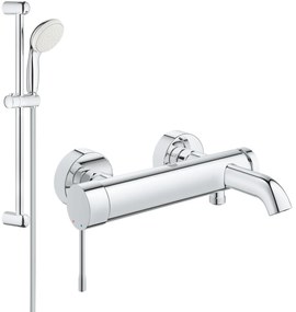 Set vaňová/sprchová batéria Grohe Essence 33624001, sprchová súprava Grohe New Tempesta 27924001