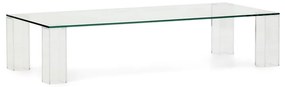 Sklenený konferenčný stolík 60x140 cm Adularia – Kave Home