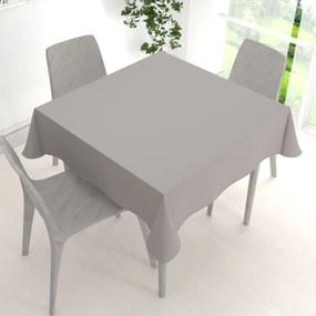 Biante Dekoračný štvorcový obrus Rongo RG-101 Svetlo sivý 80x80 cm