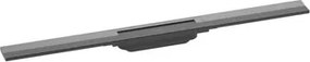 Hansgrohe RainDrain Flex sprchový žľab 80 cm nerez kartáčovaný černý chrom 56044340