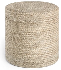 Sivobéžový taburet Jutta Greige – Hanse Home