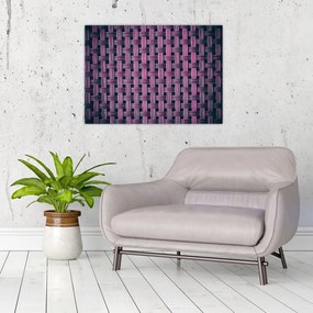 Sklenený obraz fialovej textúry (70x50 cm)