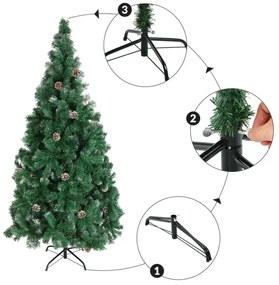 Vianočný stromček EVE so šiškami 180 cm