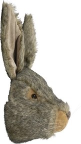 Nástenná plyšová dekorácia hlava králik Cuddly Rabbit - 39*20*47cm