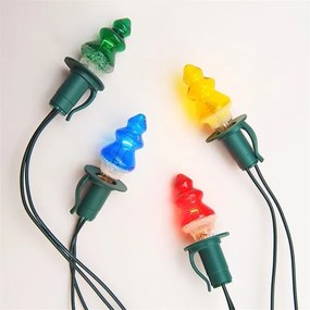 Vianočná reťaz TREE 12xE10 10,7m multicolor