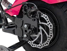 Ramiz Motocykel Chopper Warrior Ružová