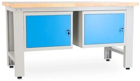 Dielenský stôl Solid OAK-11, 150 cm, 2 závesné boxy, dub