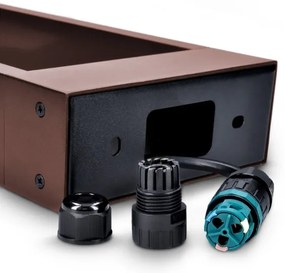 Brilagi - LED vonkajšie svietidlo BARI LED/7W/230V 3000/4000/6000K hnedé IP54 50 cm