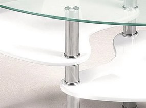 Konferenčný stolík Panty, biely