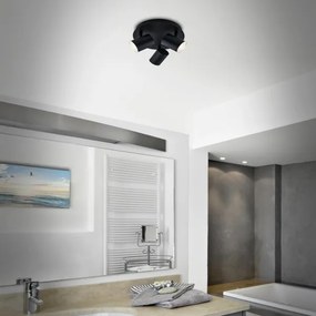 Briloner&nbsp;10476229 - Kúpeľňové bodové svietidlo 3xGU10/5W/230V IP44 čierna