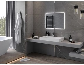 Mexen Sun, LED kúpeľňové zrkadlo s podsvietením 80x60 cm, 6000K, ochrana proti zahmlievaniu, 9807-080-060-611-00