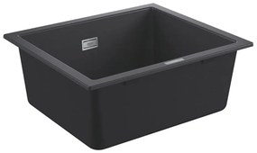 GROHE 31654AP0 - Drez K700U 533 × 457 mm čierny granit/čierna