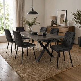 Jedálenská stolička sivá CT-G2048 GREY2