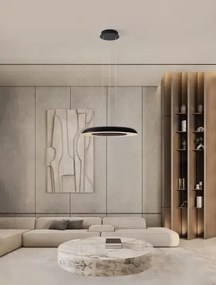 LED stmievateľný čierno-biely dizajnové svietidlo Epos 60