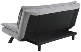 Dizajnová rozkladacia sedačka Alun, 196 cm, svetlosivá