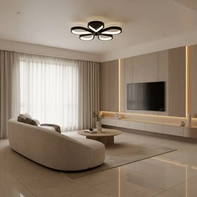 Toolight Toolight, stropné svietidlo 33W, 3000K, LHJ075-C, čierna-biela, OSW-50055